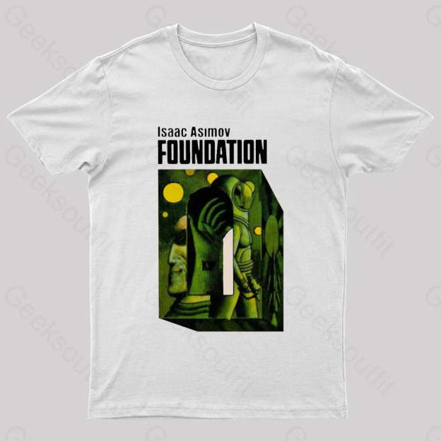 Isaac Asimov: Foundation Nerd T-Shirt White / S