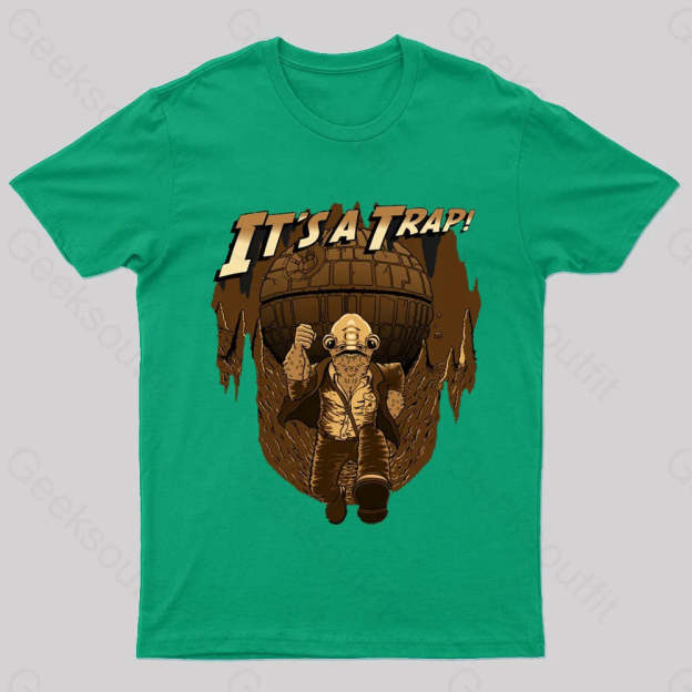 It Is A Trap Nerd T-Shirt Green / S