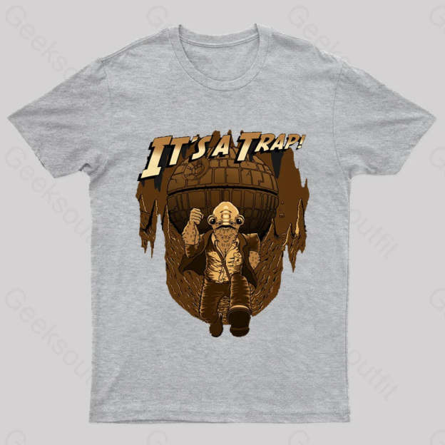 It Is A Trap Nerd T-Shirt Grey / S