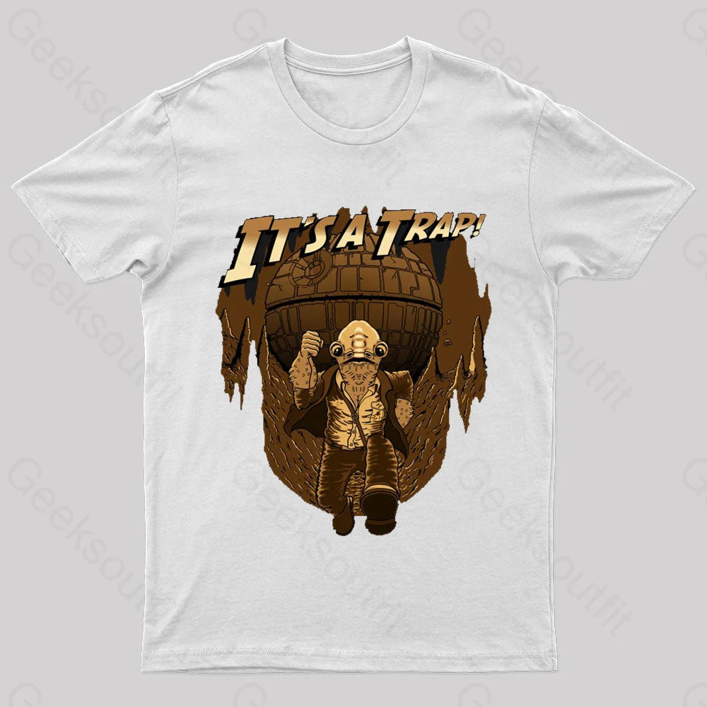 It Is A Trap Nerd T-Shirt White / S