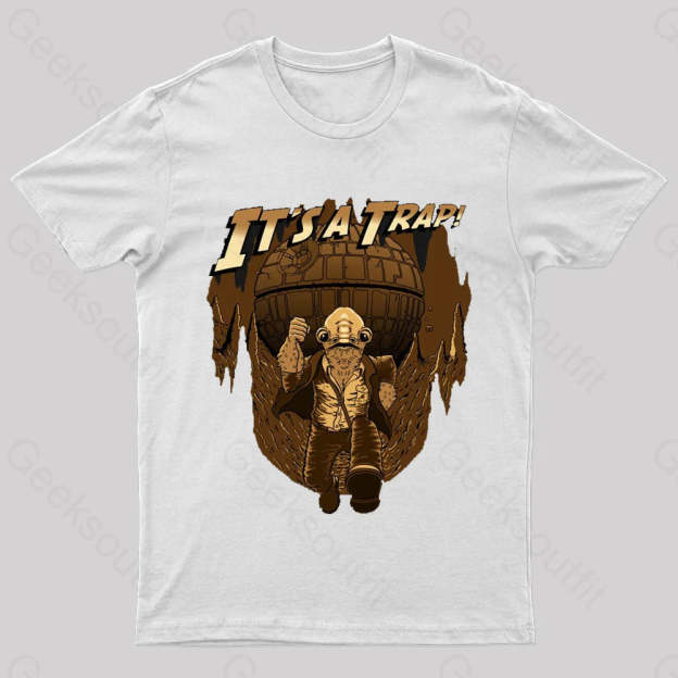 It Is A Trap Nerd T-Shirt White / S