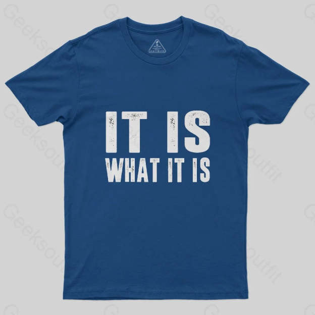 IT IS WHAT IT IS T-Shirt - Geeksoutfit