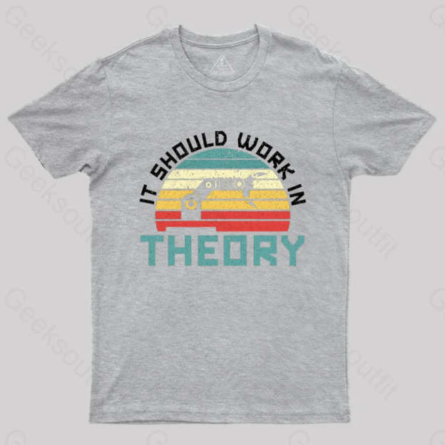 It Should Work In Theory T-Shirt Grey / S