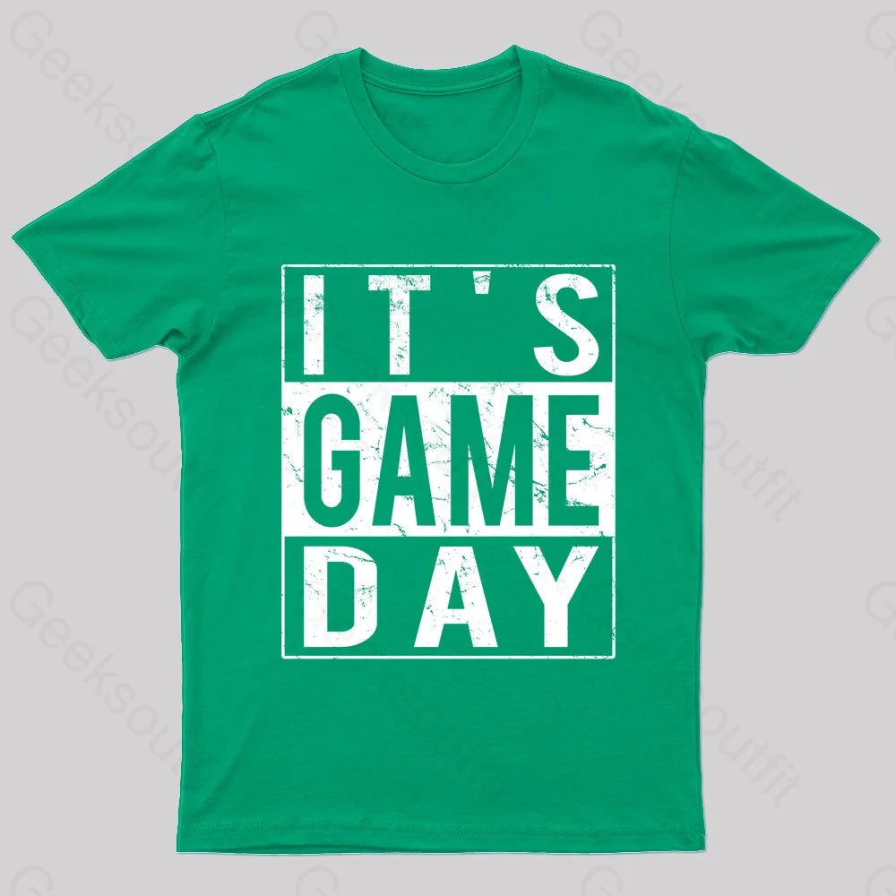 It’s Game-Day Nerd T-Shirt Green / S