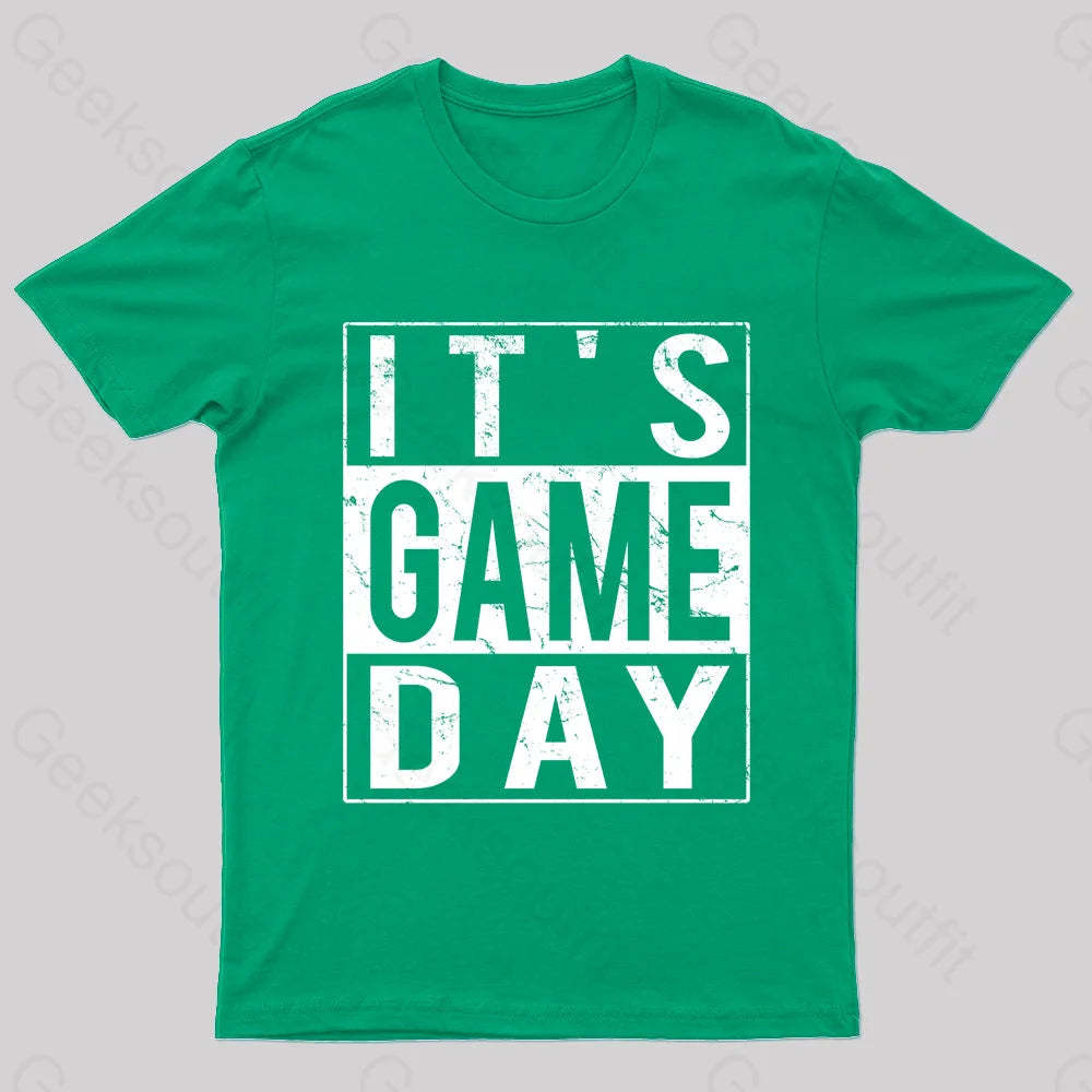 It’s Game-Day Nerd T-Shirt Green / S