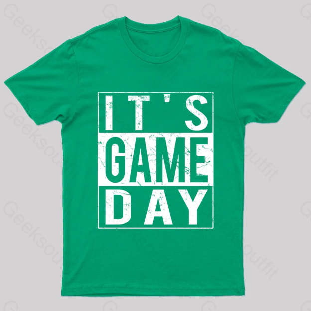It’s Game-Day Nerd T-Shirt Green / S