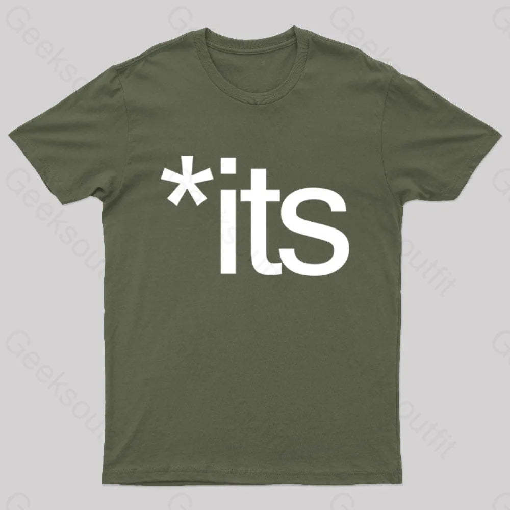 Its Nerd T-Shirt Army Green / S