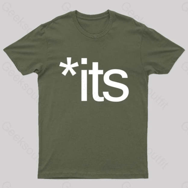 Its Nerd T-Shirt Army Green / S