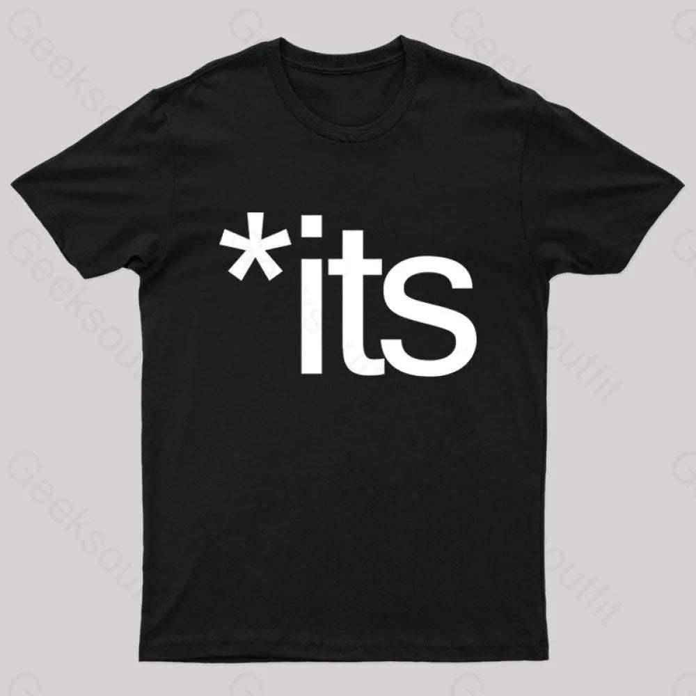 Its Nerd T-Shirt Black / S