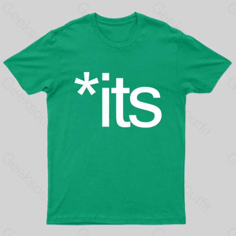 Its Nerd T-Shirt Green / S
