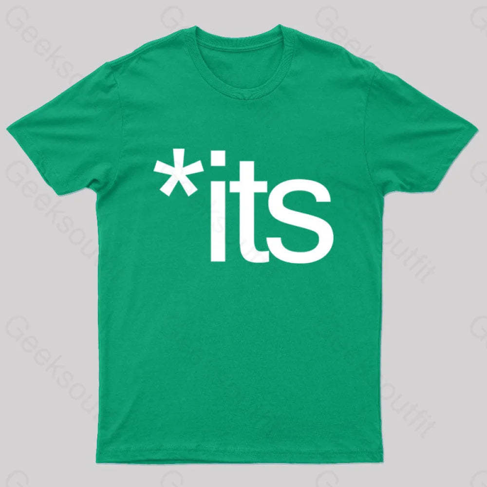 Its Nerd T-Shirt Green / S
