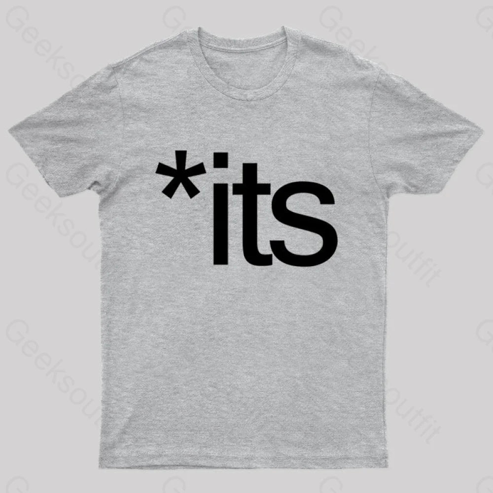 Its Nerd T-Shirt Grey / S