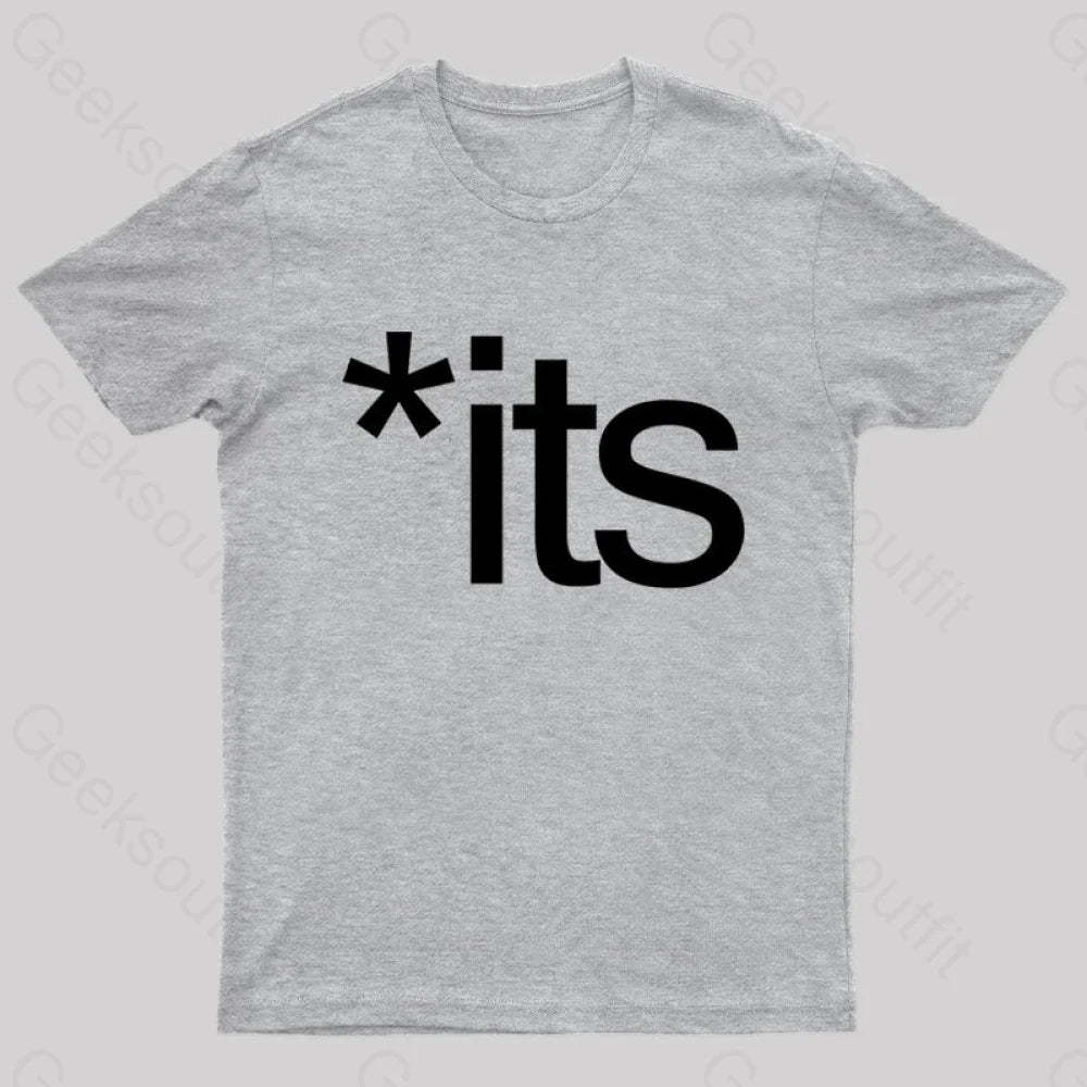 Its Nerd T-Shirt Grey / S