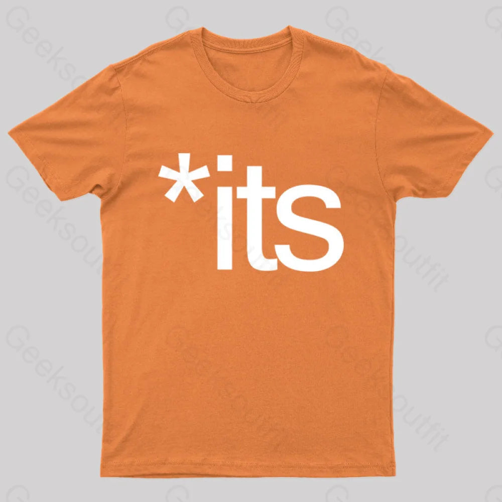 Its Nerd T-Shirt Orange / S