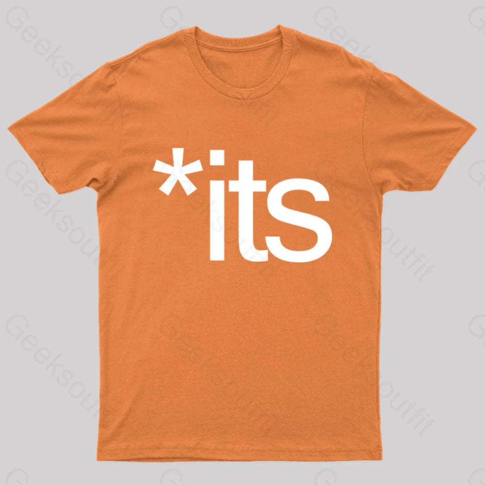 Its Nerd T-Shirt Orange / S