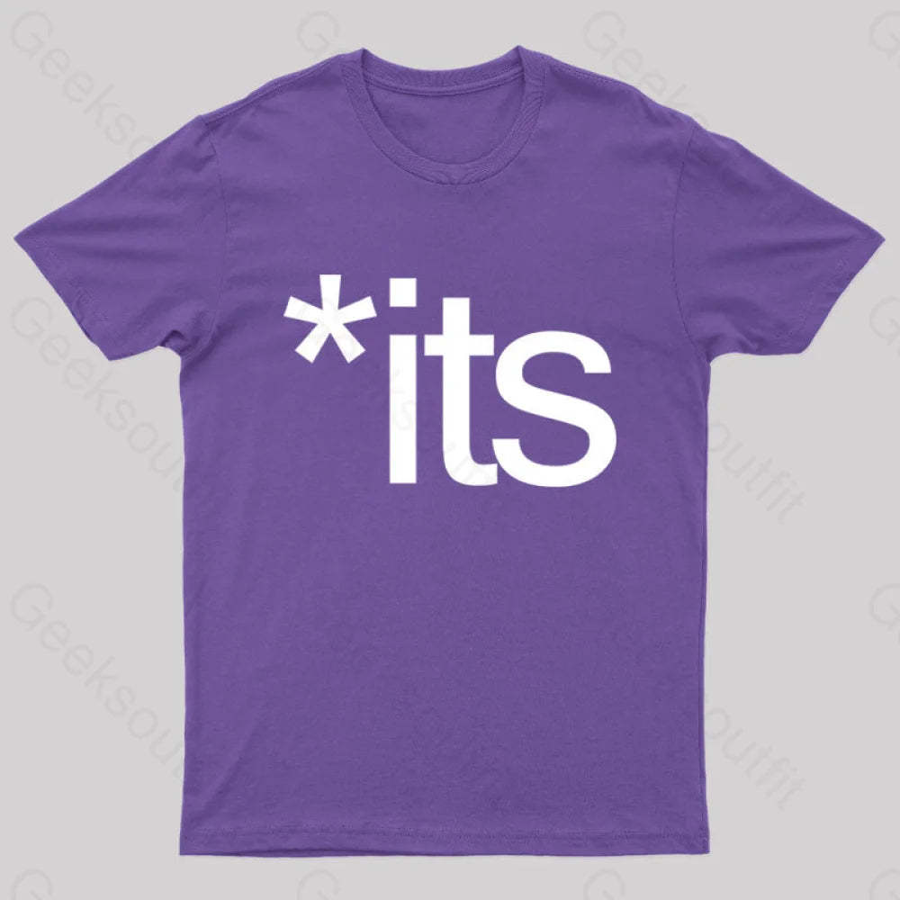 Its Nerd T-Shirt Purple / S