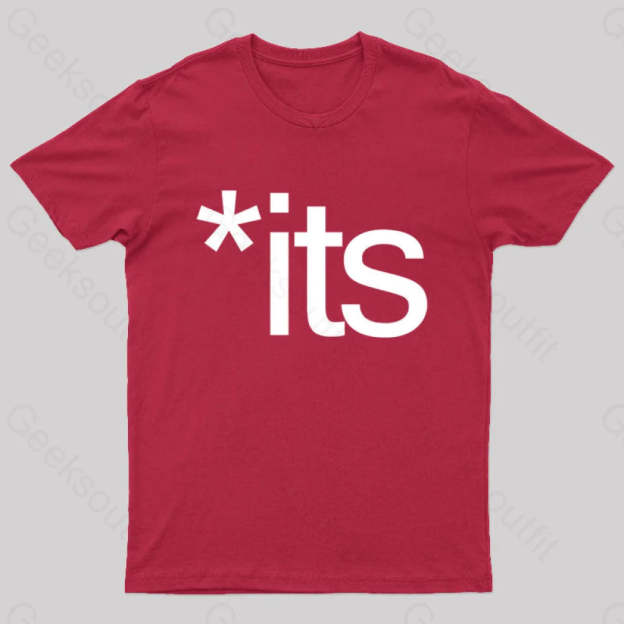 Its Nerd T-Shirt Red / S