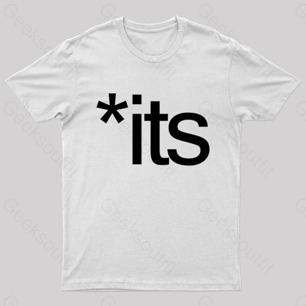 Its Nerd T-Shirt White / S