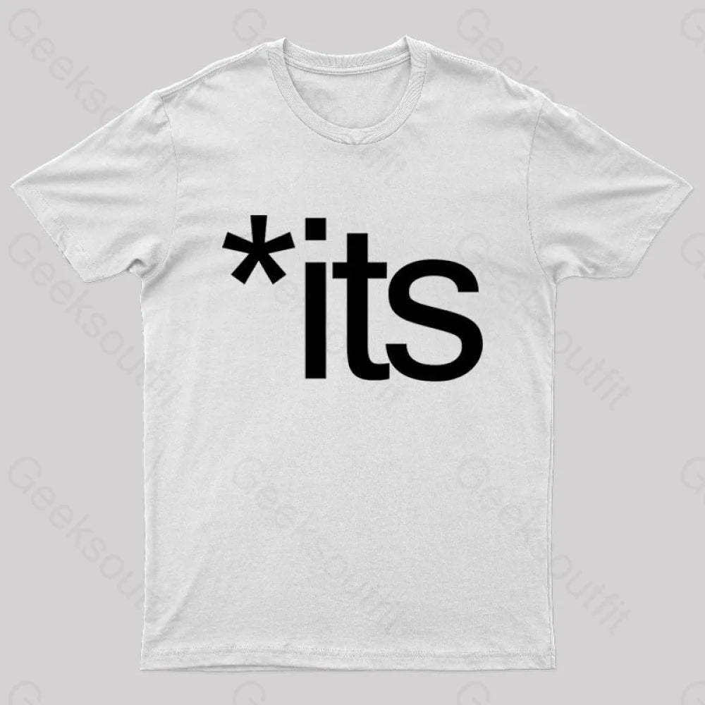 Its Nerd T-Shirt White / S