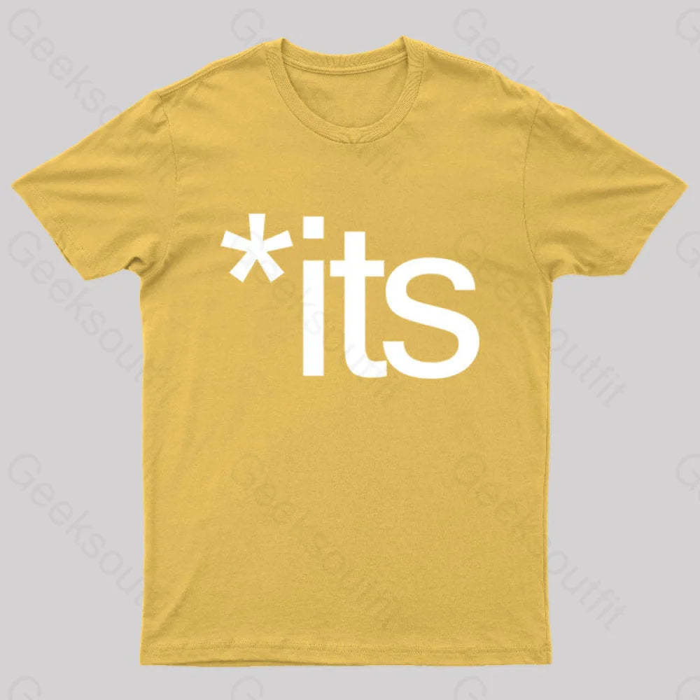 Its Nerd T-Shirt Yellow / S
