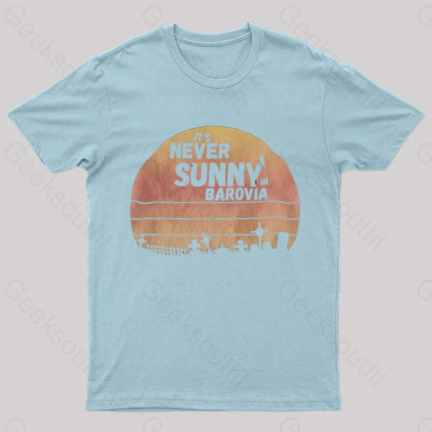 It’s Never Sunny In Barovia Nerd T-Shirt Light Blue / S