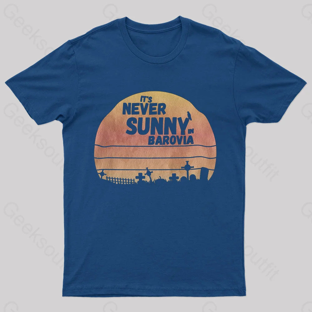 It’s Never Sunny In Barovia Nerd T-Shirt Navy / S