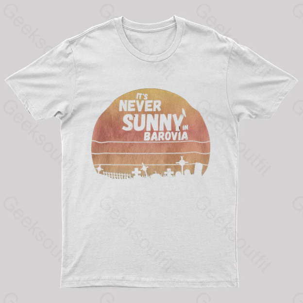 It’s Never Sunny In Barovia Nerd T-Shirt White / S