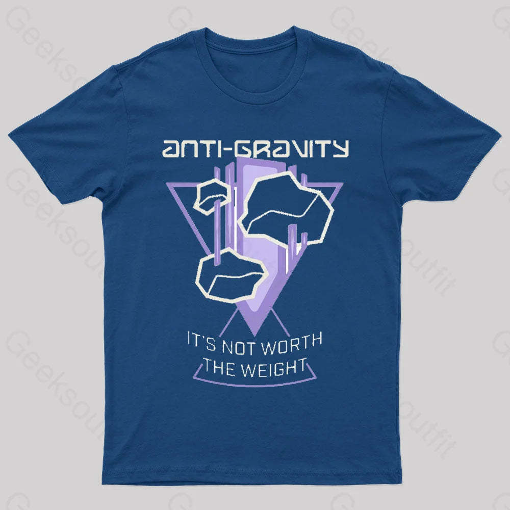 It’s Not Worth The Weight Nerd T-Shirt Navy / S