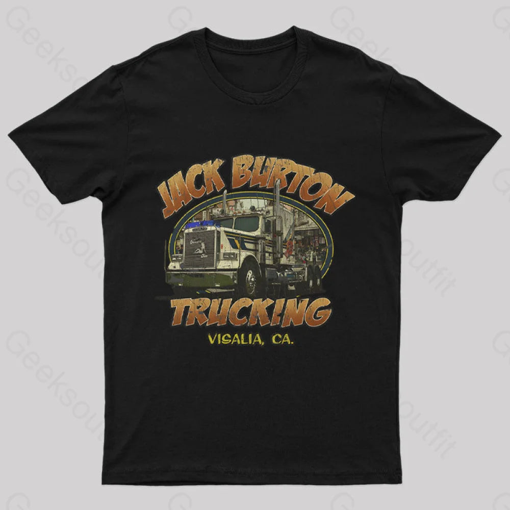 Jack Burton Trucking 1986 Geek T-Shirt Black / S