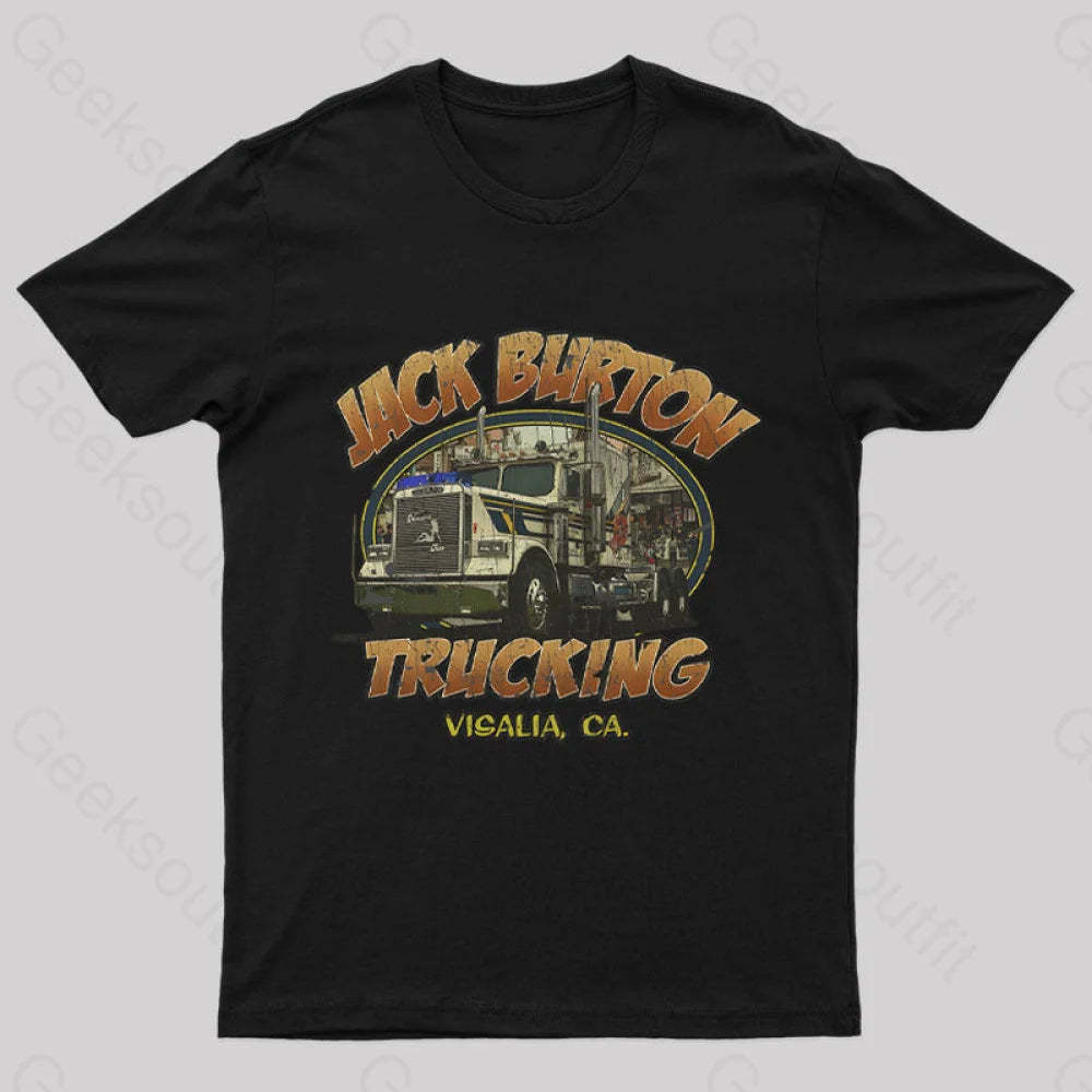 Jack Burton Trucking 1986 Geek T-Shirt Black / S