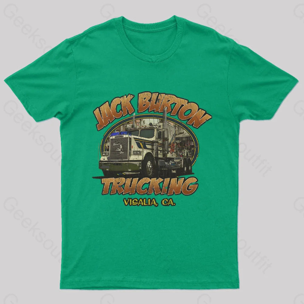 Jack Burton Trucking 1986 Geek T-Shirt Green / S