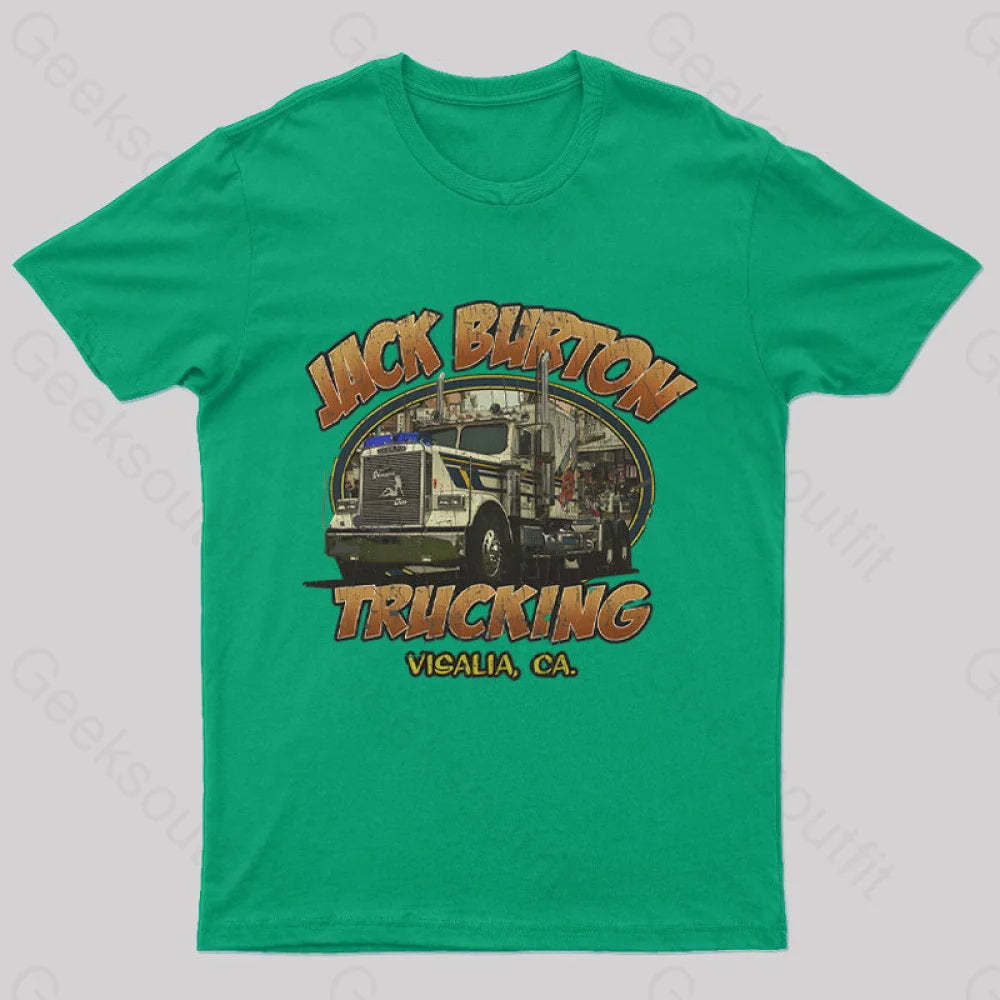 Jack Burton Trucking 1986 Geek T-Shirt Green / S