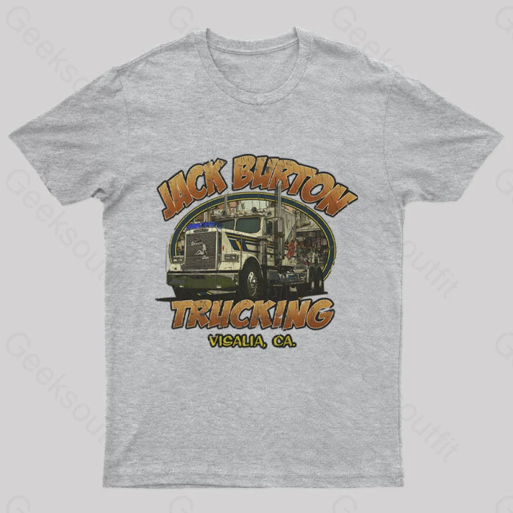 Jack Burton Trucking 1986 Geek T-Shirt Grey / S