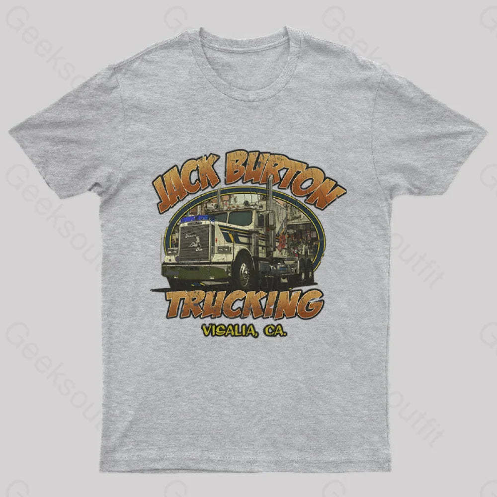 Jack Burton Trucking 1986 Geek T-Shirt Grey / S