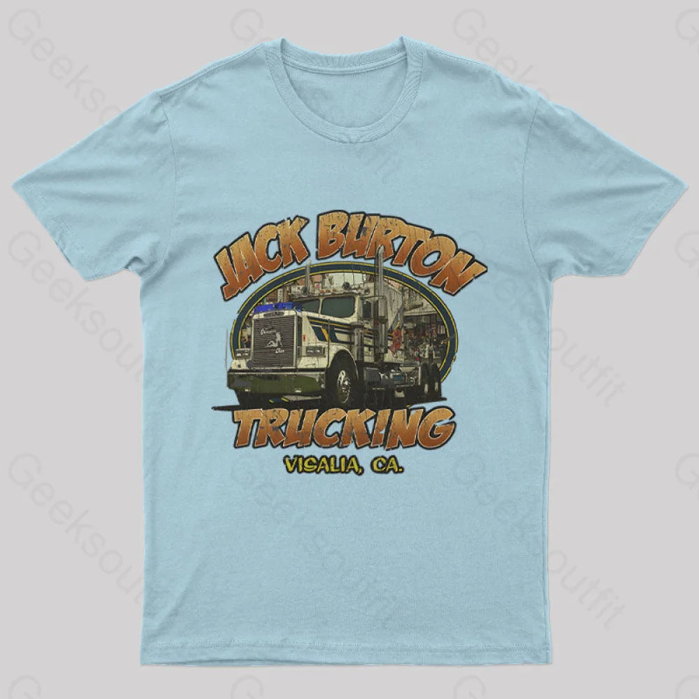 Jack Burton Trucking 1986 Geek T-Shirt Light Blue / S