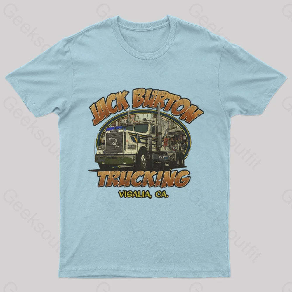 Jack Burton Trucking 1986 Geek T-Shirt Light Blue / S