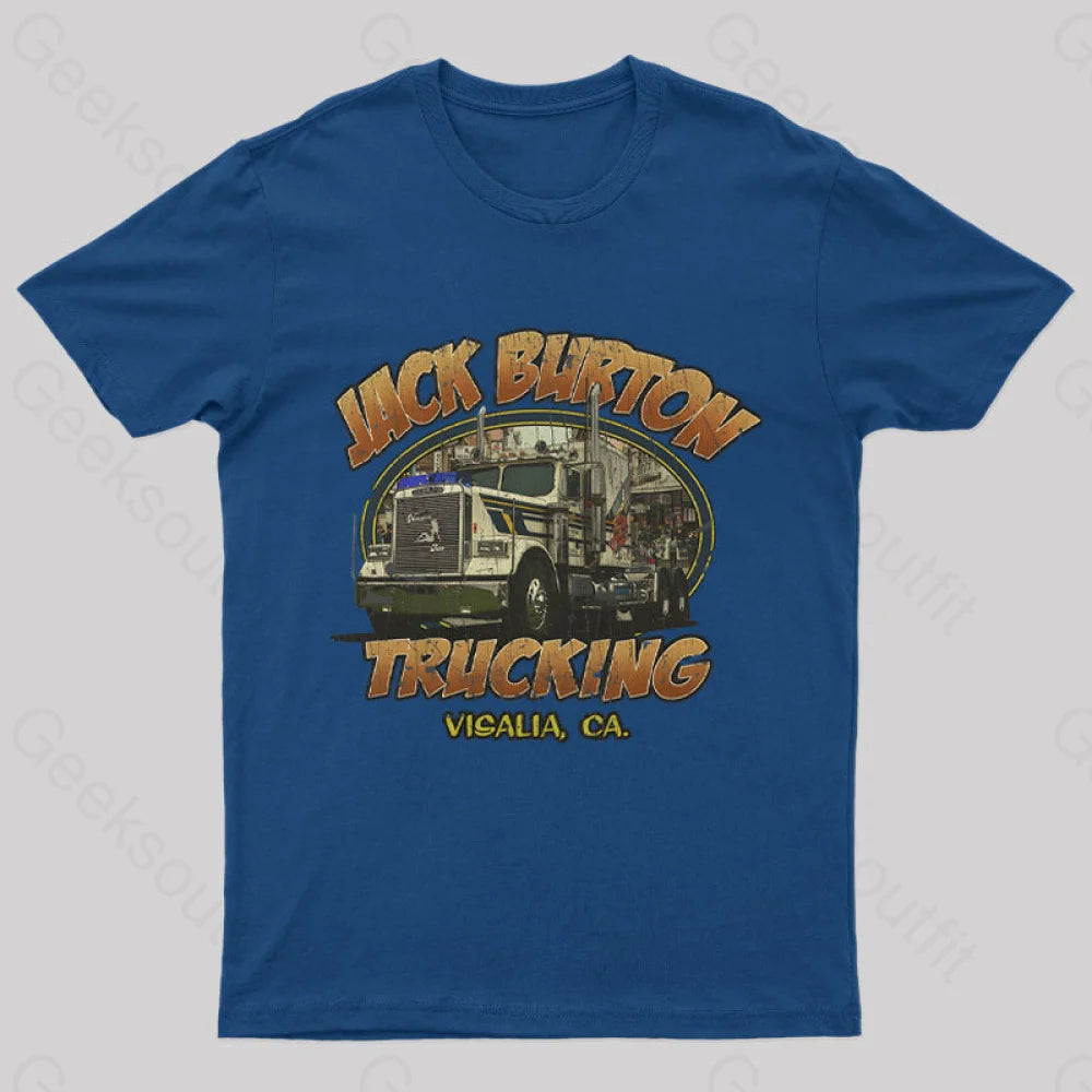 Jack Burton Trucking 1986 Geek T-Shirt Navy / S