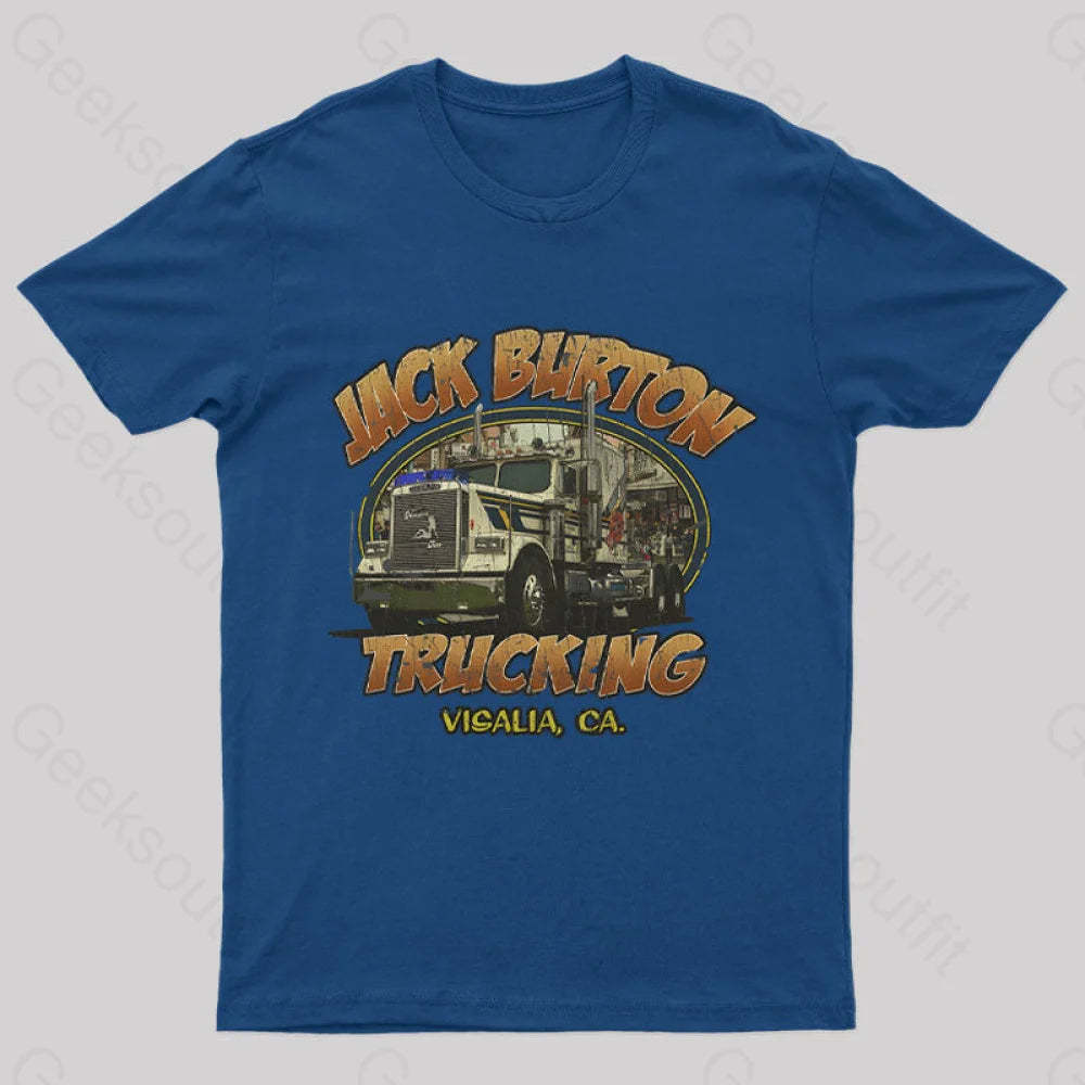 Jack Burton Trucking 1986 Geek T-Shirt Navy / S