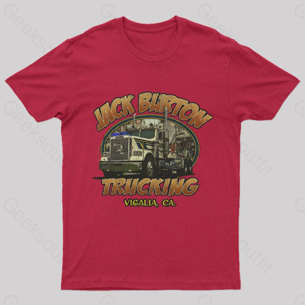 Jack Burton Trucking 1986 Geek T-Shirt Red / S