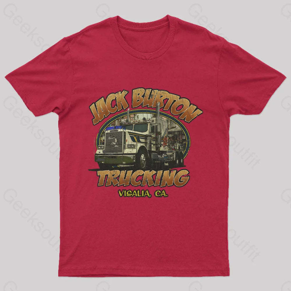 Jack Burton Trucking 1986 Geek T-Shirt Red / S