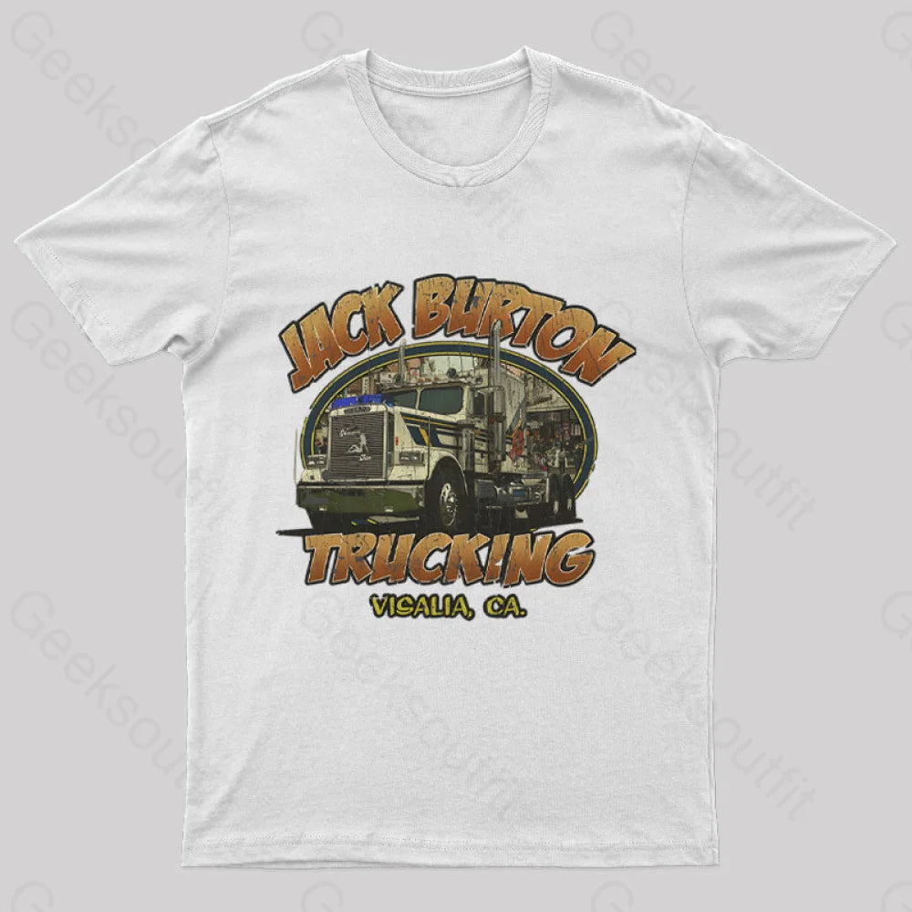Jack Burton Trucking 1986 Geek T-Shirt White / S