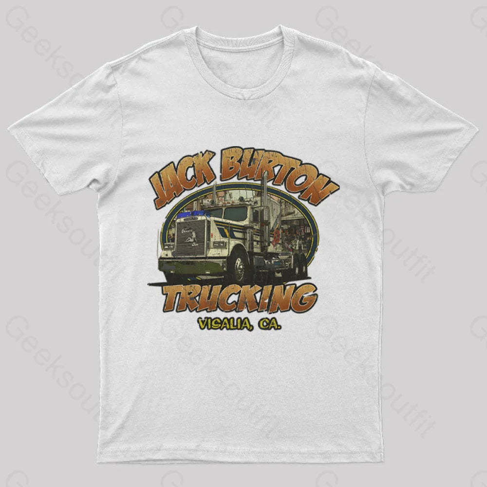 Jack Burton Trucking 1986 Geek T-Shirt White / S