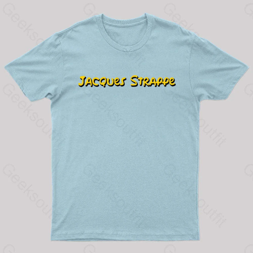 Jacquse Strappe Nerd T-Shirt Light Blue / S