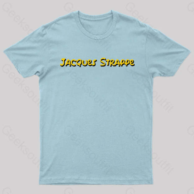 Jacquse Strappe Nerd T-Shirt Light Blue / S