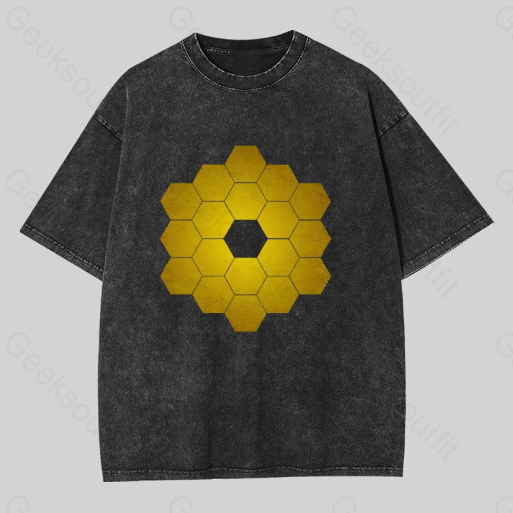 James Webb Space Telescope Washed T-Shirt Black / S