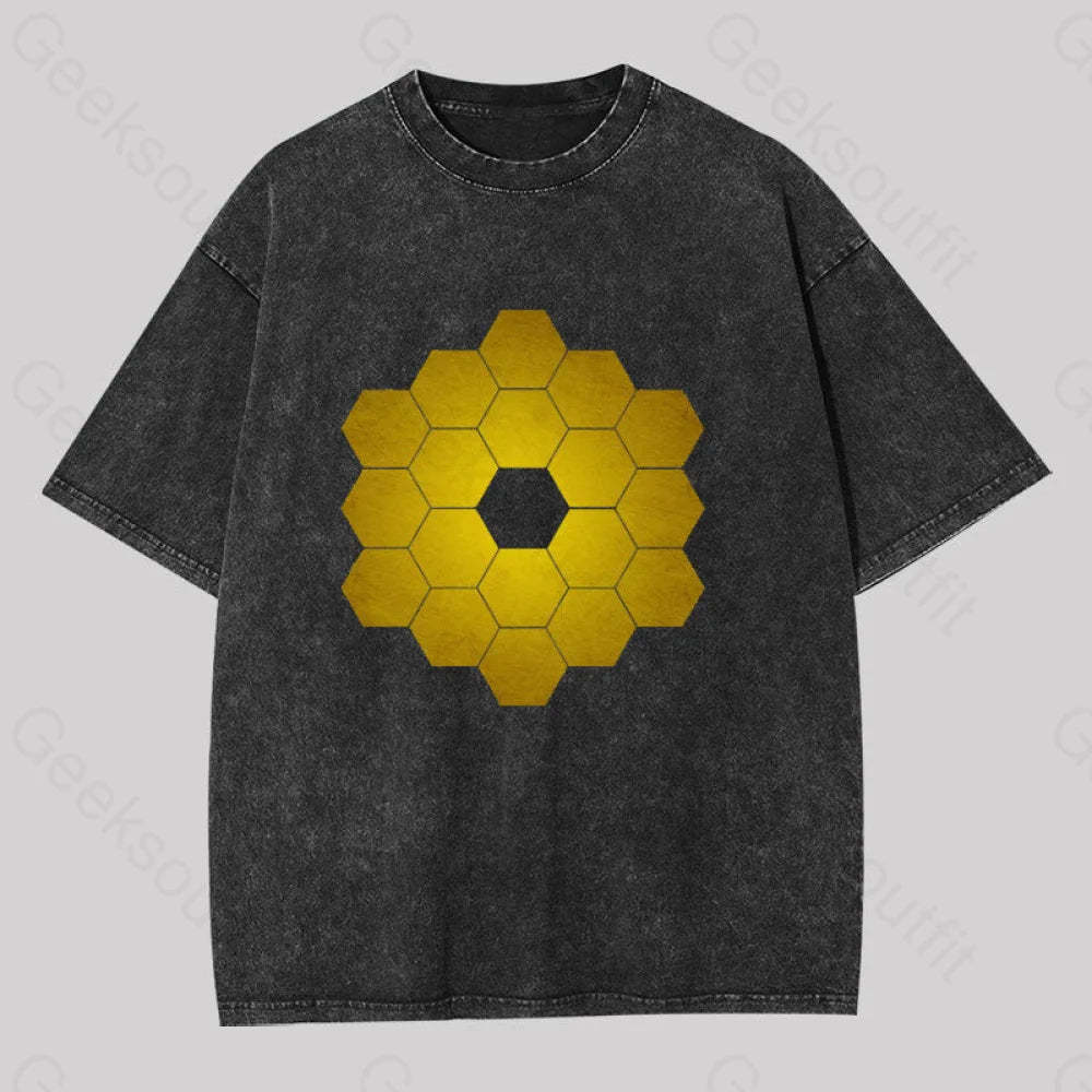 James Webb Space Telescope Washed T-Shirt Black / S