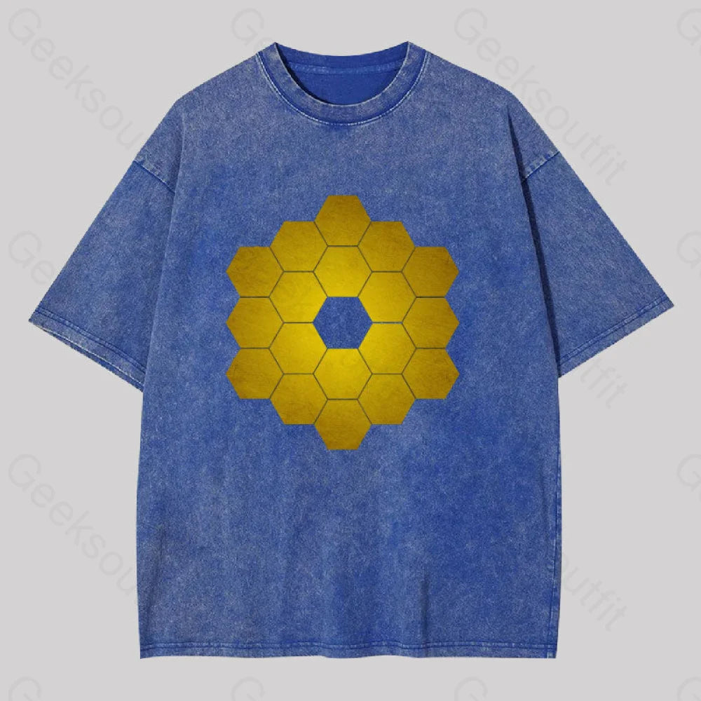 James Webb Space Telescope Washed T-Shirt Blue / S