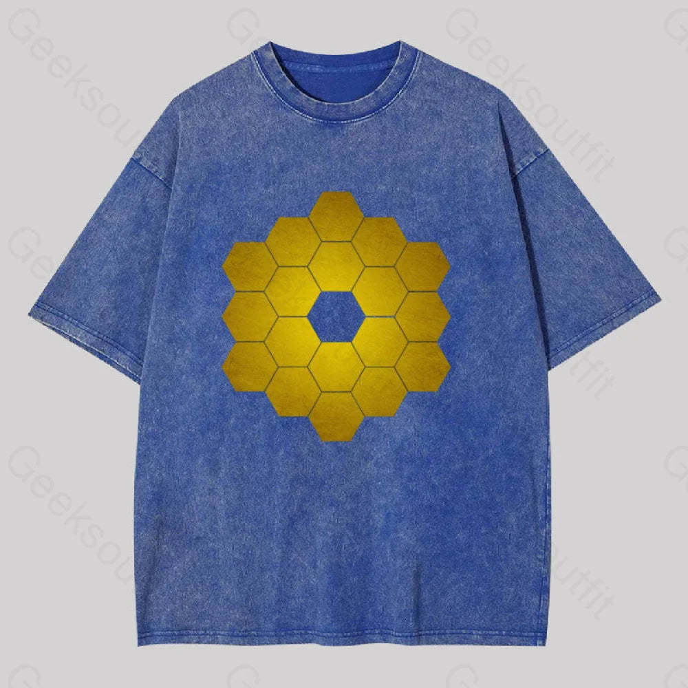 James Webb Space Telescope Washed T-Shirt Blue / S
