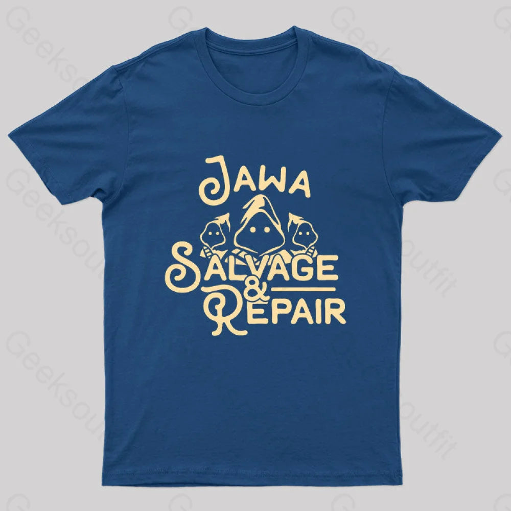 Jawa Salvage & Repair Geek T-Shirt Navy / S