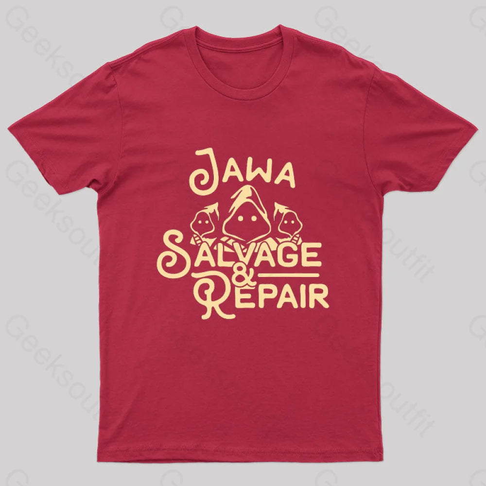 Jawa Salvage & Repair Geek T-Shirt Red / S